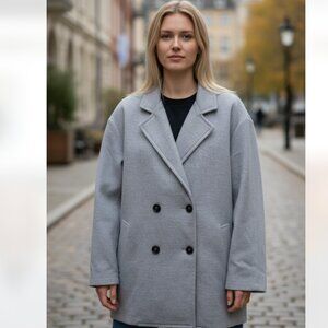 NWT Free People Hannah Slouchy Double Breasted Blazer